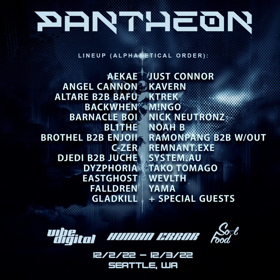 Pantheon 2022 flyer