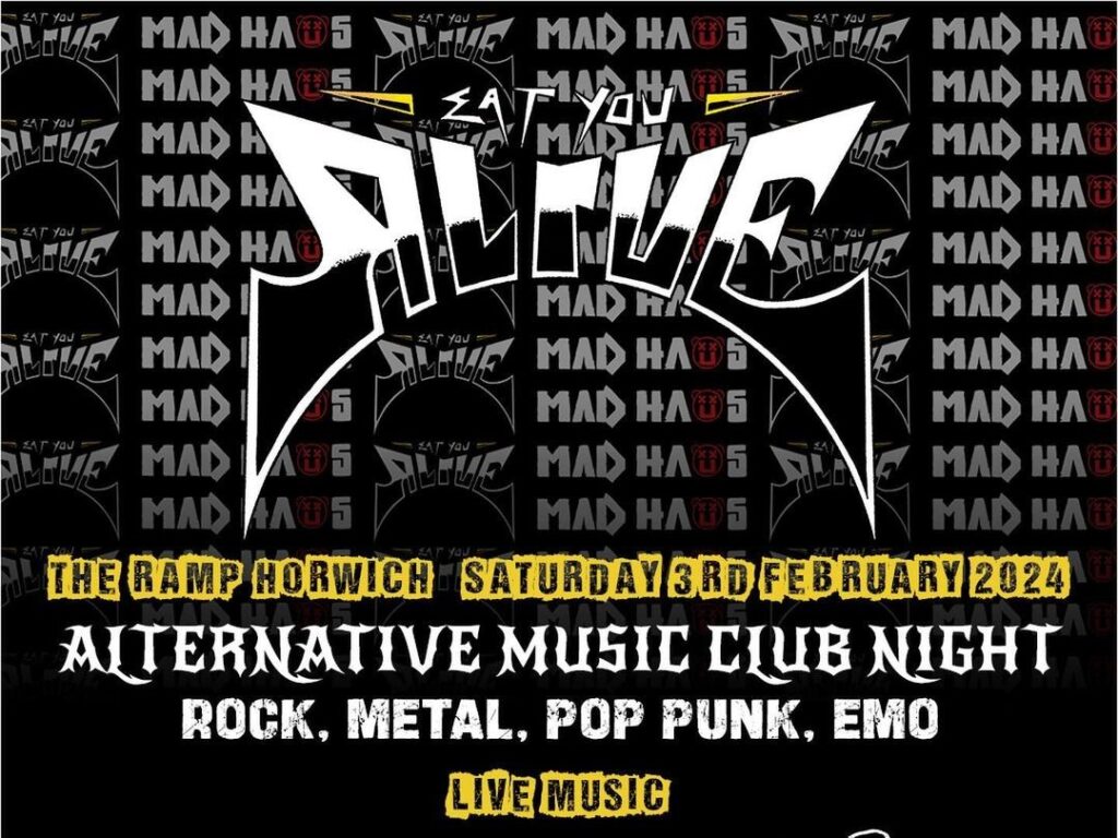 Eat You Alive club flyer cropped Horwich The Ramp